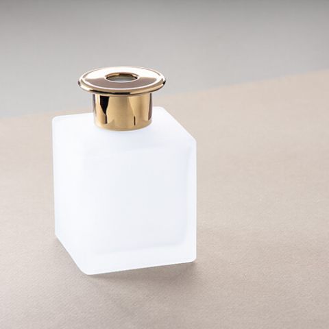 Diffuser Bottle - Cube Frosted White