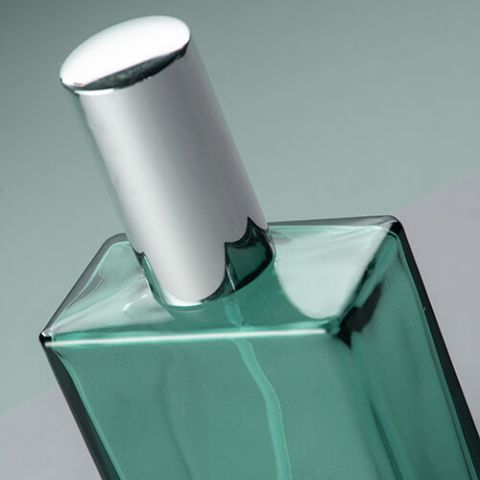 Perfume Bottle – Rectangle Aqua