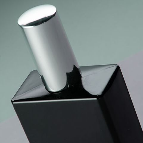 Perfume Bottle – Rectangle Gloss Black