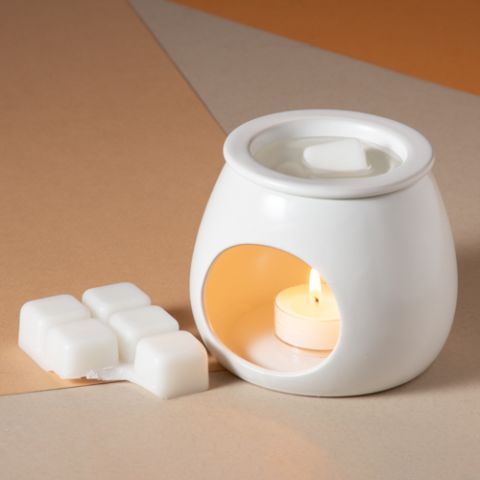 Ceramic Wax Melt Warmer - Cream