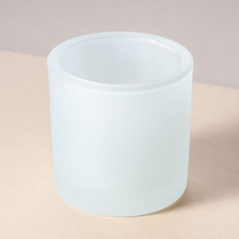  Candle Jar - Luna Frosted White