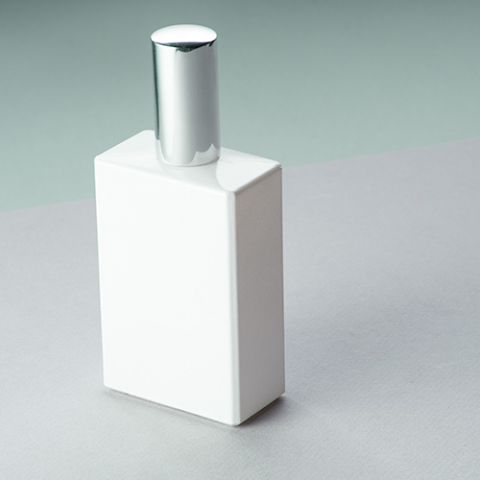 Rectangle Perfume Bottle Gloss White 