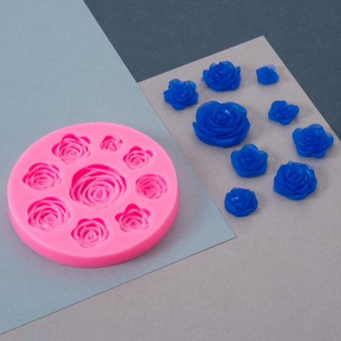 Themed Silicone Moulds - Rose set