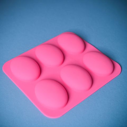 Soap Mould - Pebble 6 Cavity