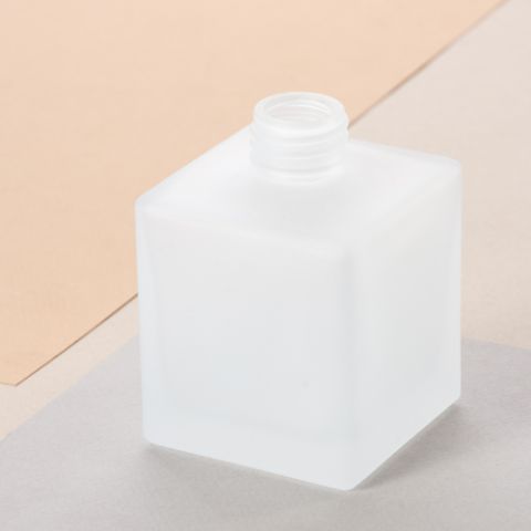 Diffuser Bottle - Cube Frosted White 