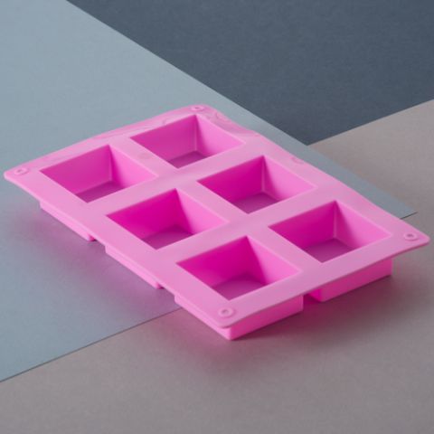 Soap Mould - Square 6 Cavity