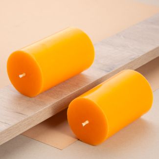 Wax Colour Dye Blocks – Orange