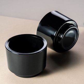 Candle Jar - Aurora Gloss Black 