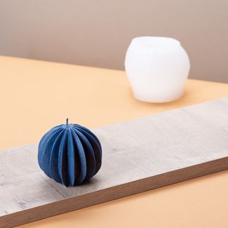 Silicone Mould - Fluted Ball 8.6 x 7.5cm