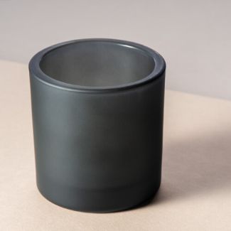  Candle Jar - Luna Frosted Black