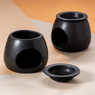 Ceramic Wax Melt Warmer – Black