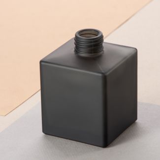 Diffuser Bottle - Cube Frosted Black 