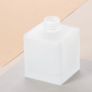 Diffuser Bottle - Cube Frosted White 