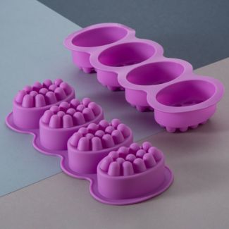 Soap Mould - Massage Bar 4 Cavity